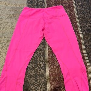 Indulge Pink Leggings Vibrant Stretchy Activewear